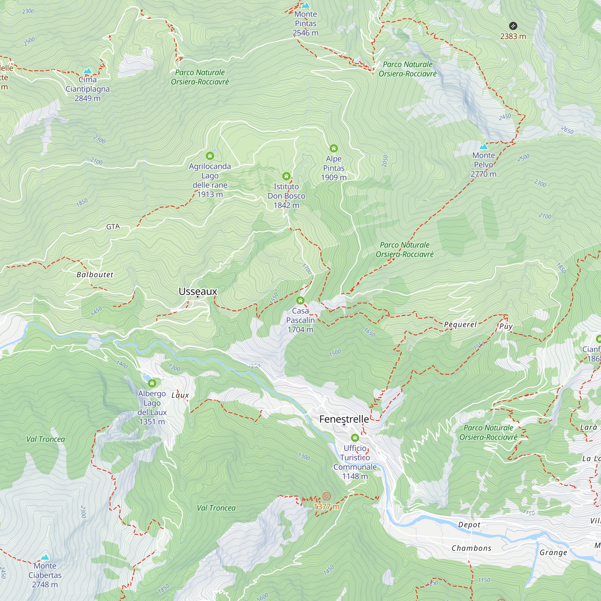 Casa Pascalin map