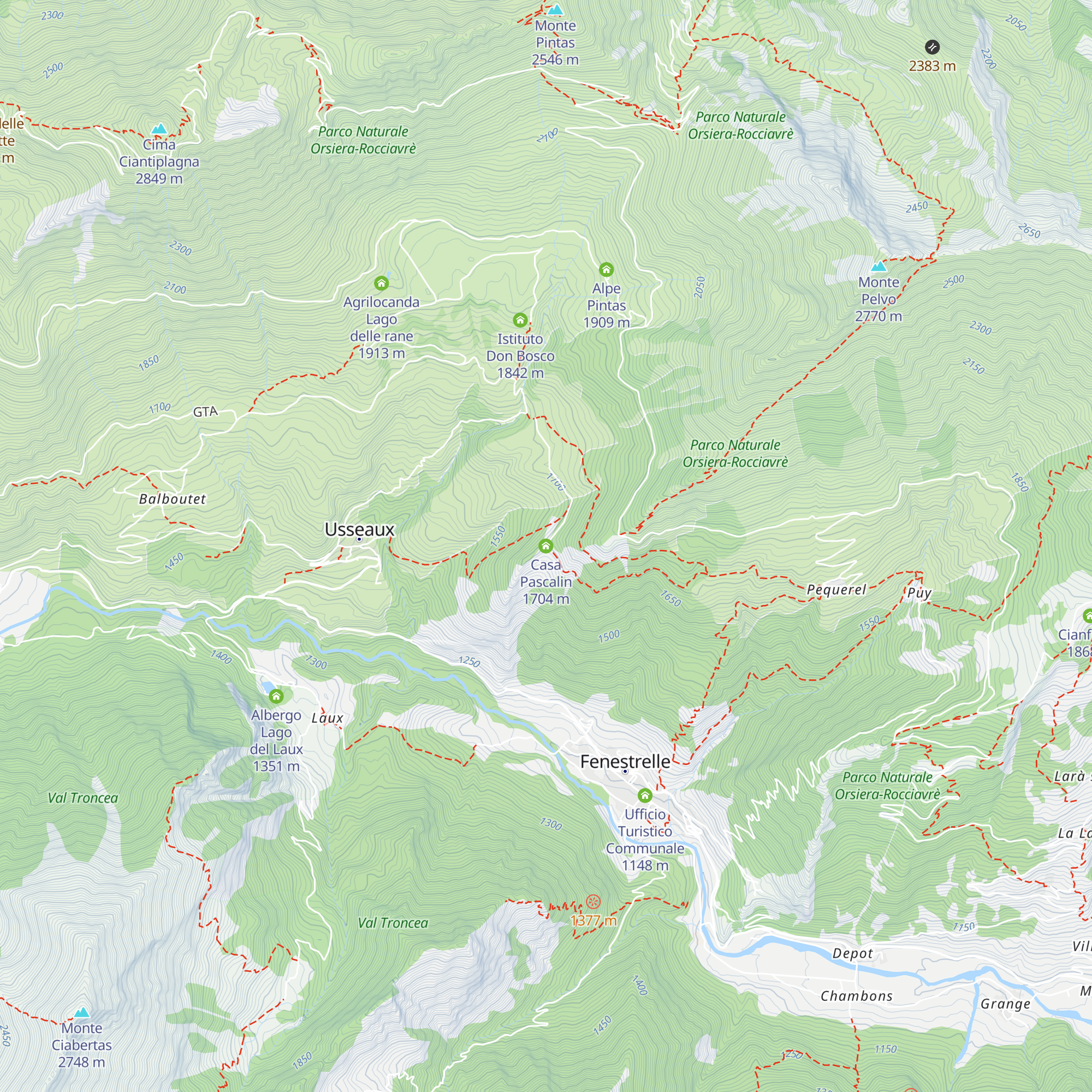 Casa Pascalin map