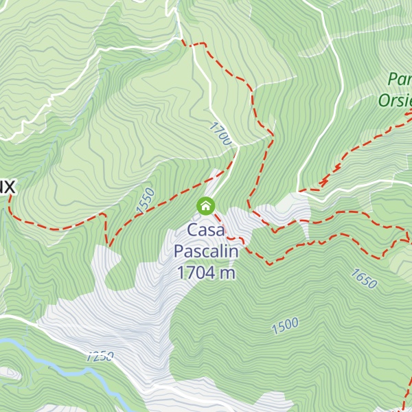 Map of Casa Pascalin