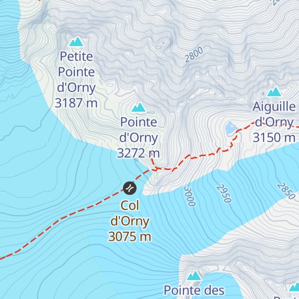 Map of Cabane du Trient