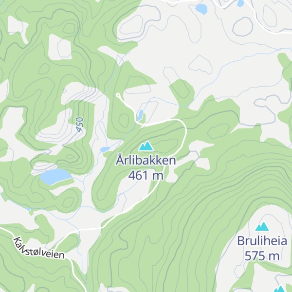 Map of Årlibakken