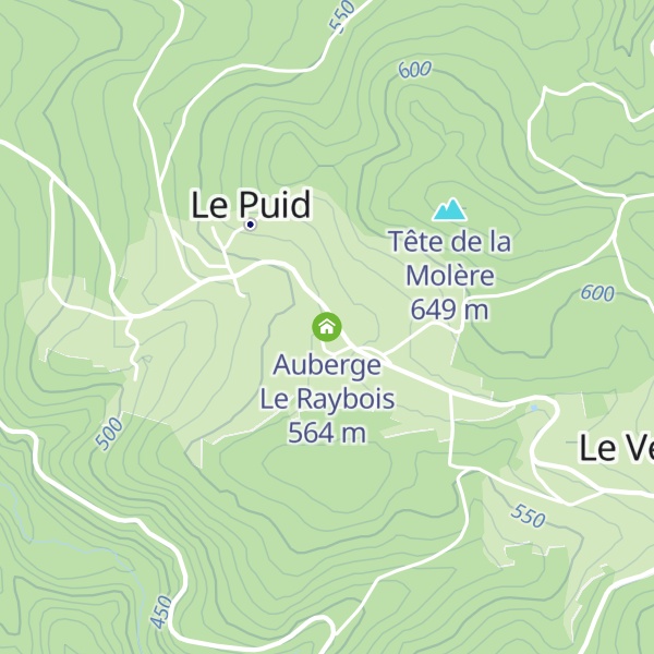 Map of Auberge Le Raybois