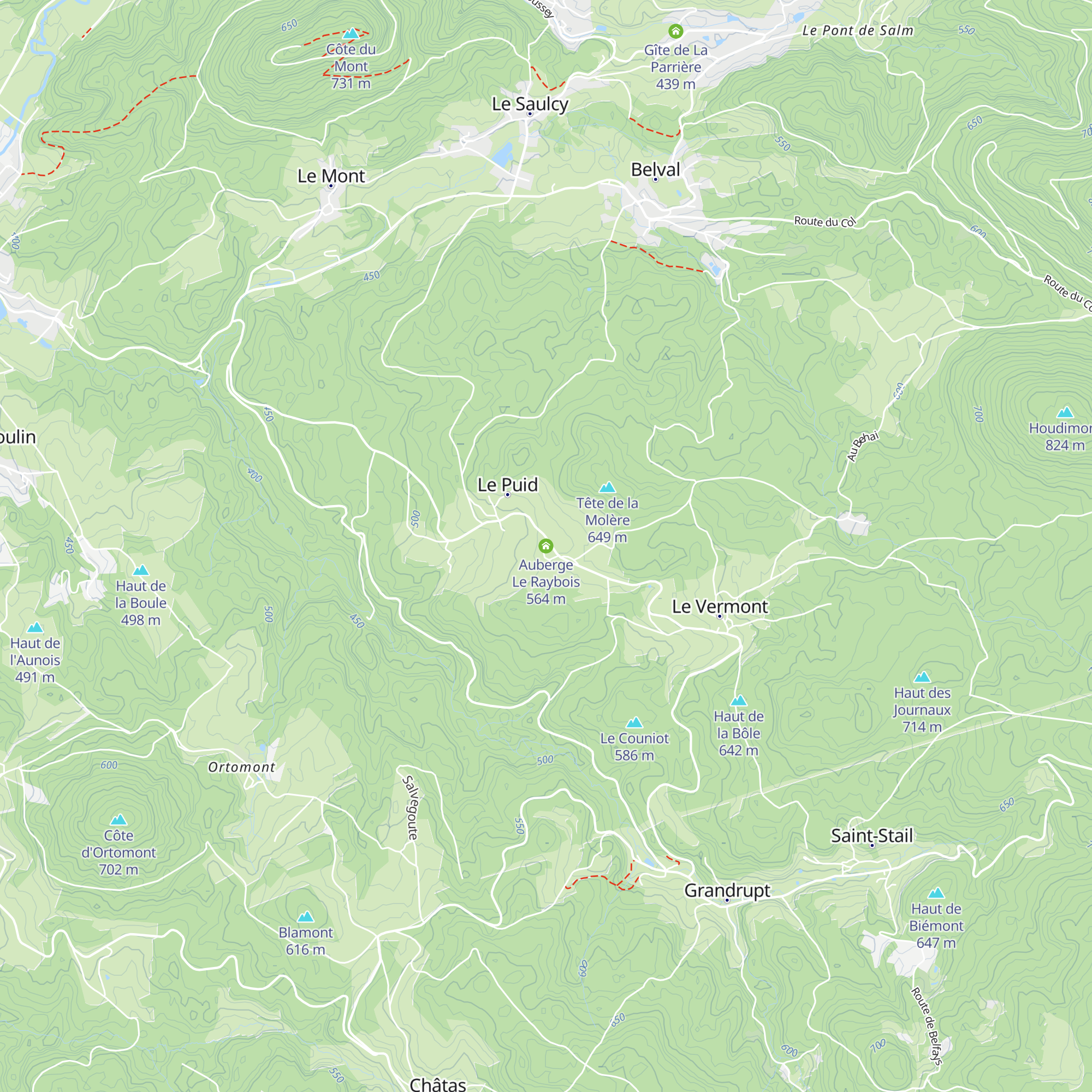 Auberge Le Raybois map