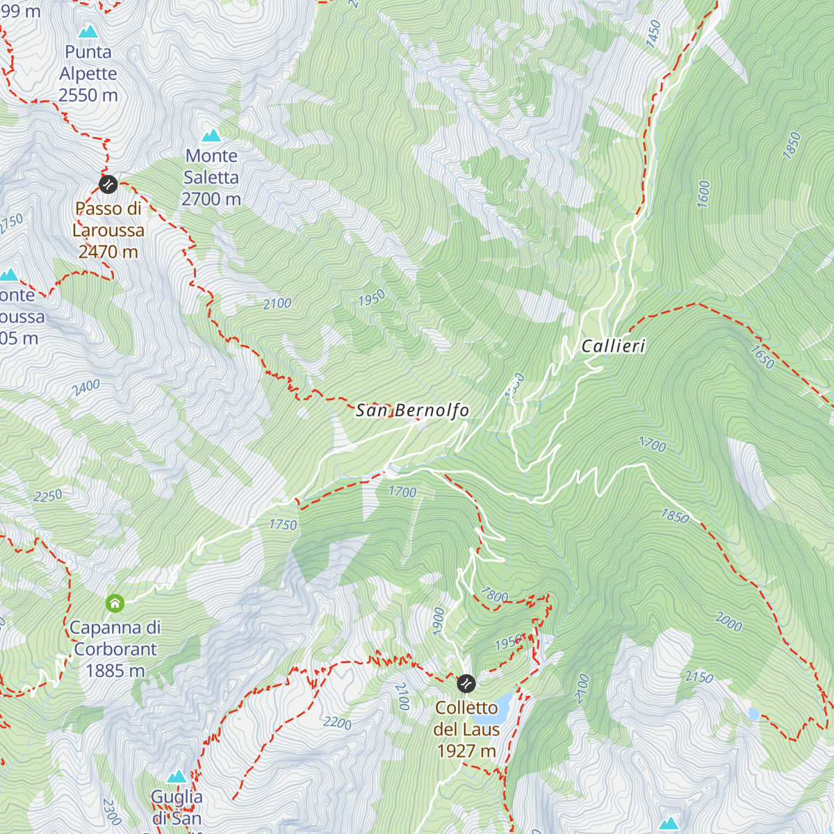 Dahu de Sabarnui map
