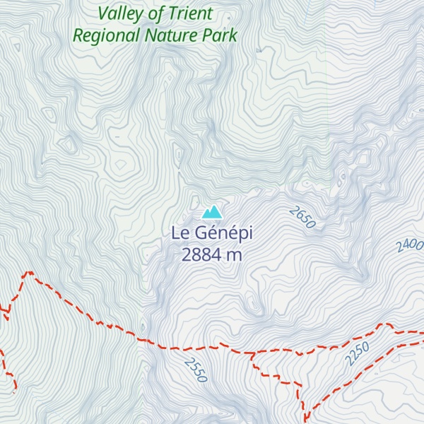 Map of Le Génépi