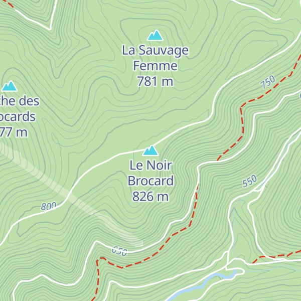 Map of Le Noir Brocard