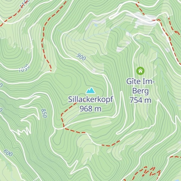 Map of Sillackerkopf