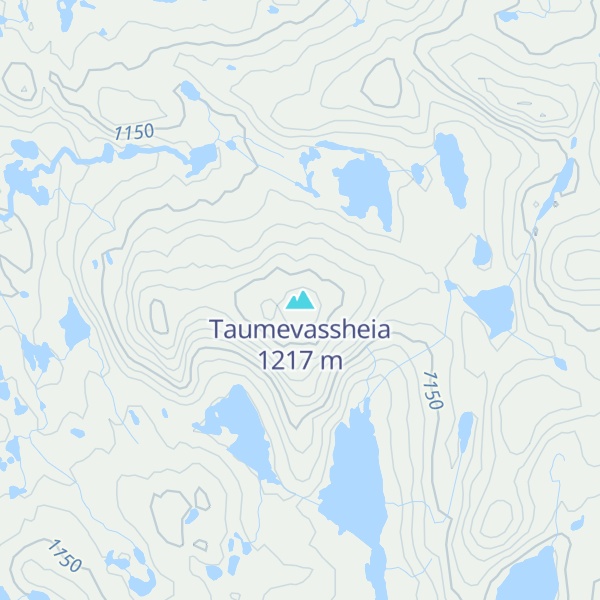 Map of Taumevassheia