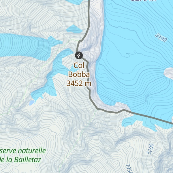 Map of Pointe Nord du Couart Dessus