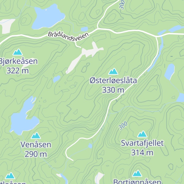 Map of Myreløeslåtan