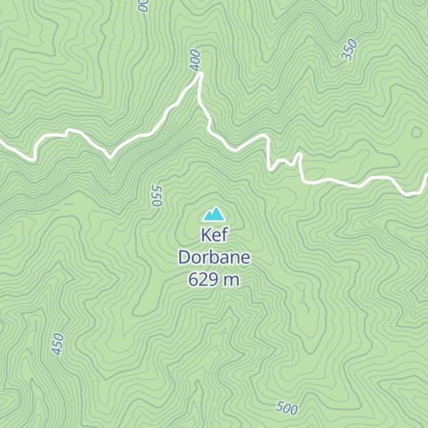 Map of Kef Dorbane