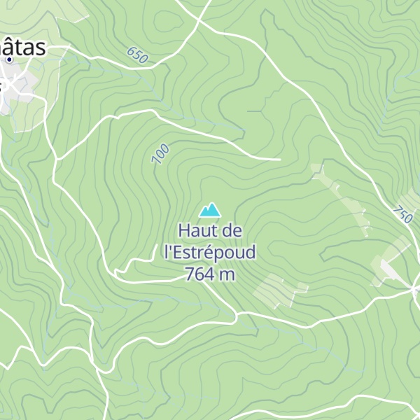 Map of Haut de l'Estrépoud