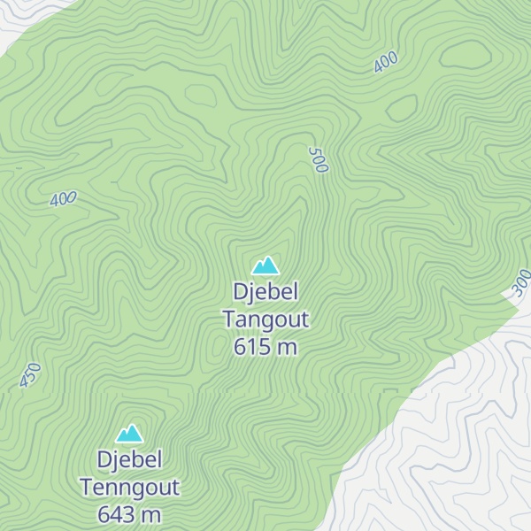 Map of Djebel Tangout