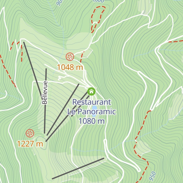 Map of Restaurant Le Panoramic