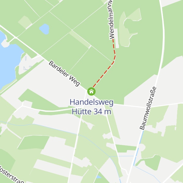 Map of Handelsweg Hütte