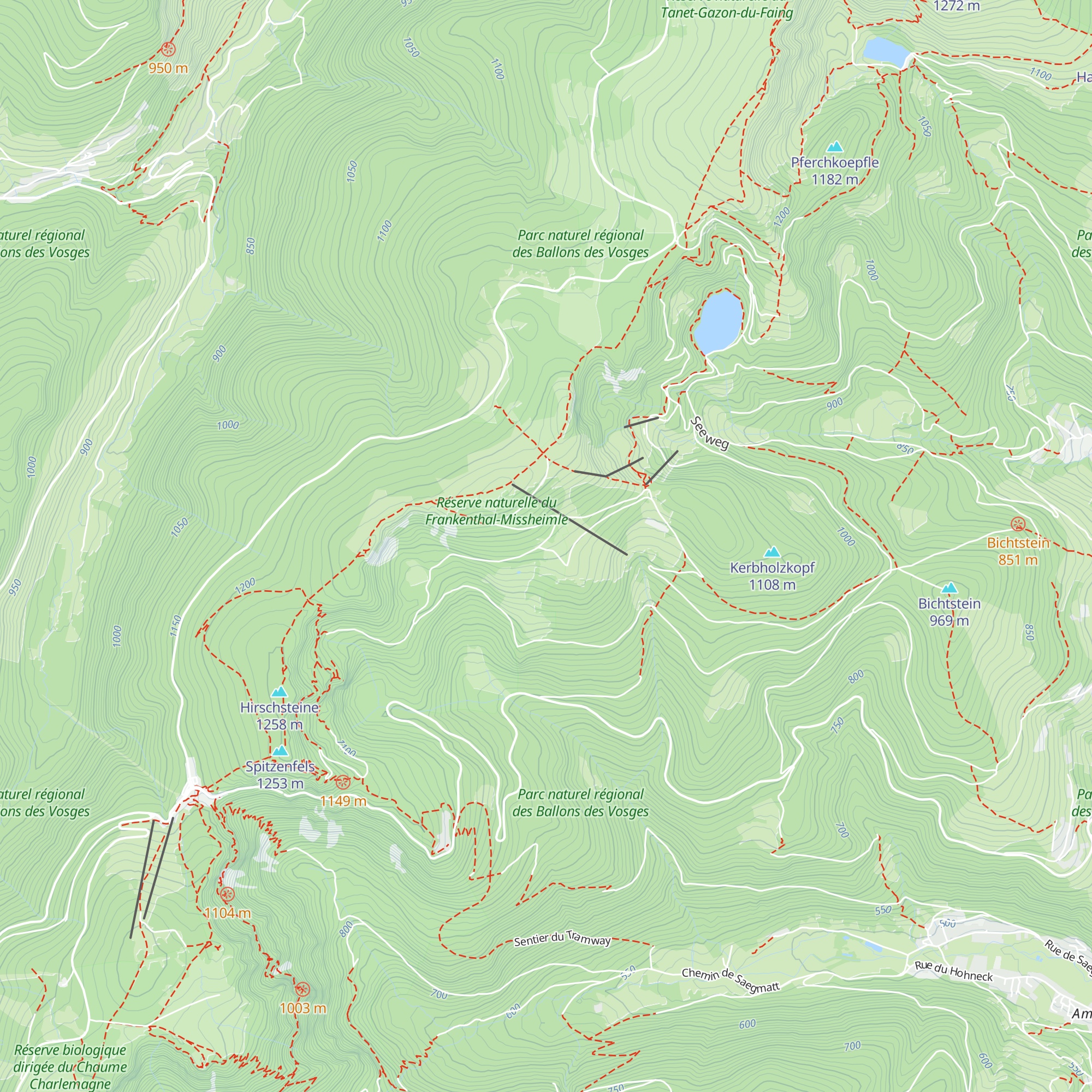 Refuge du Schupferen map