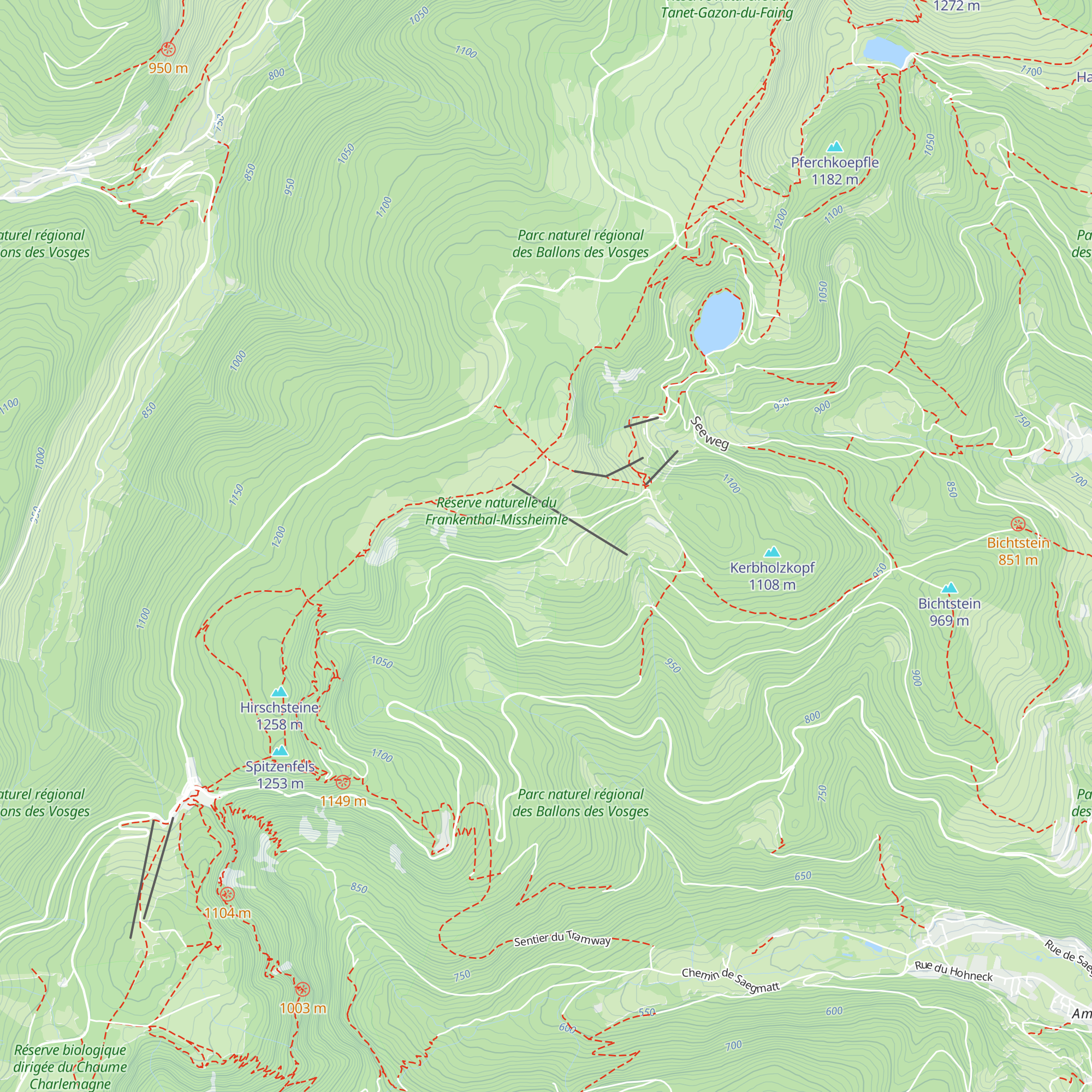 Refuge du Schupferen map