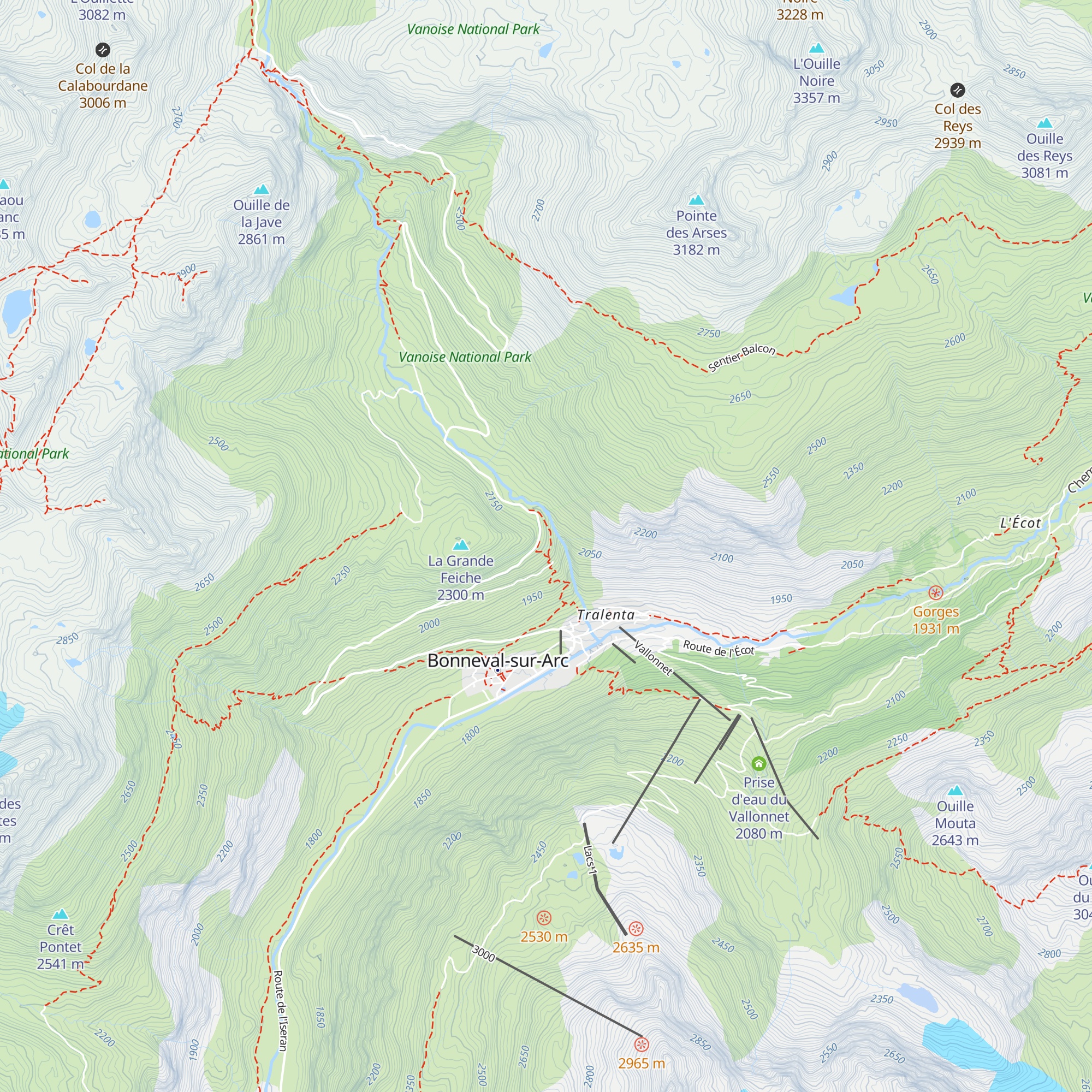 Répartiteur EDF de la Lenta map