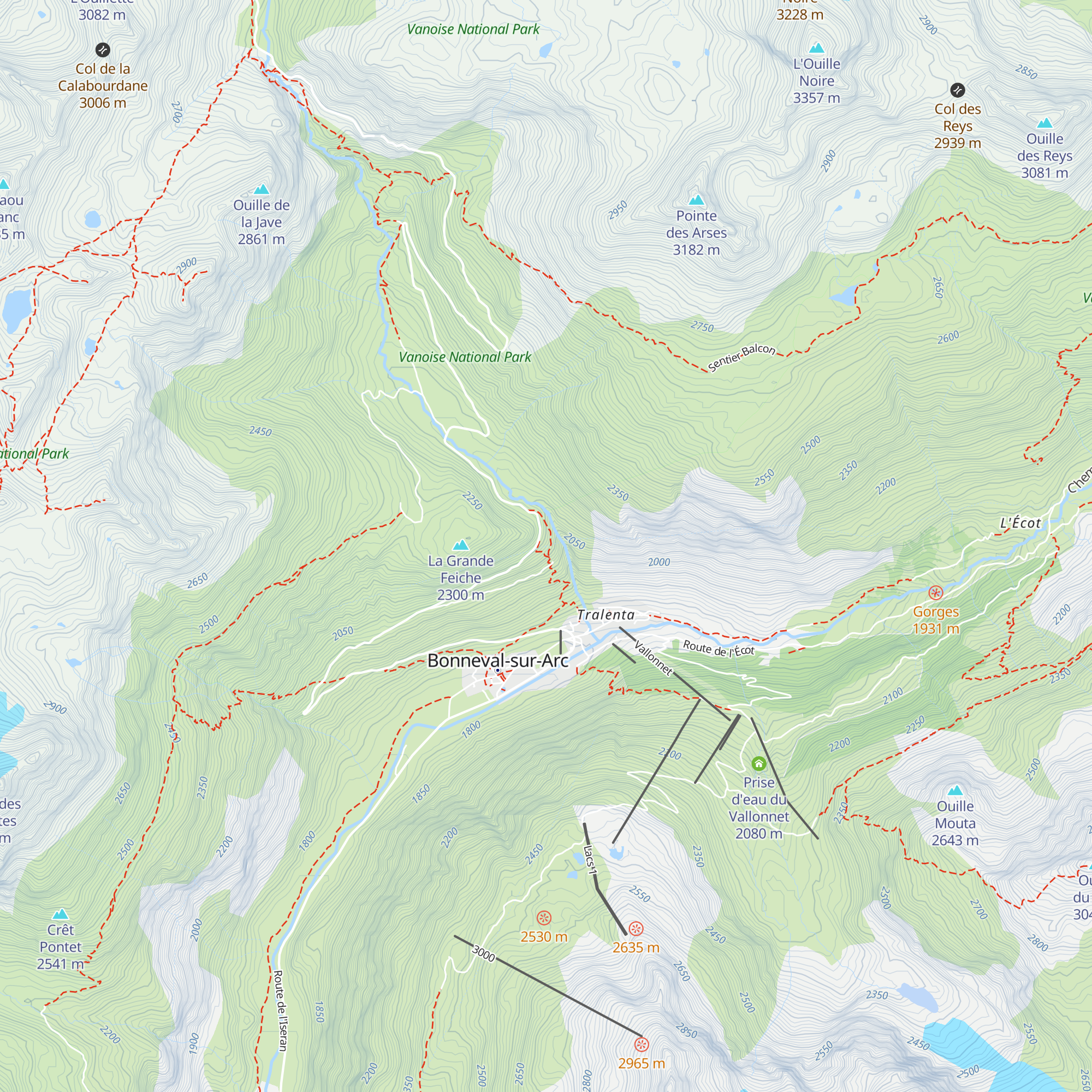 Répartiteur EDF de la Lenta map
