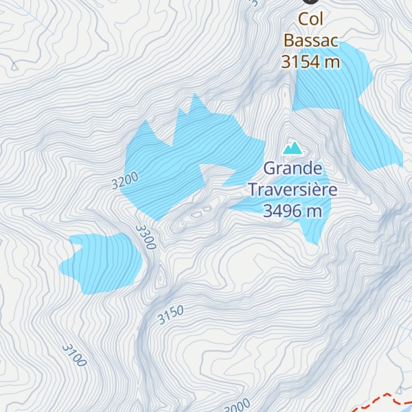 Map of Punta Bassac Sud