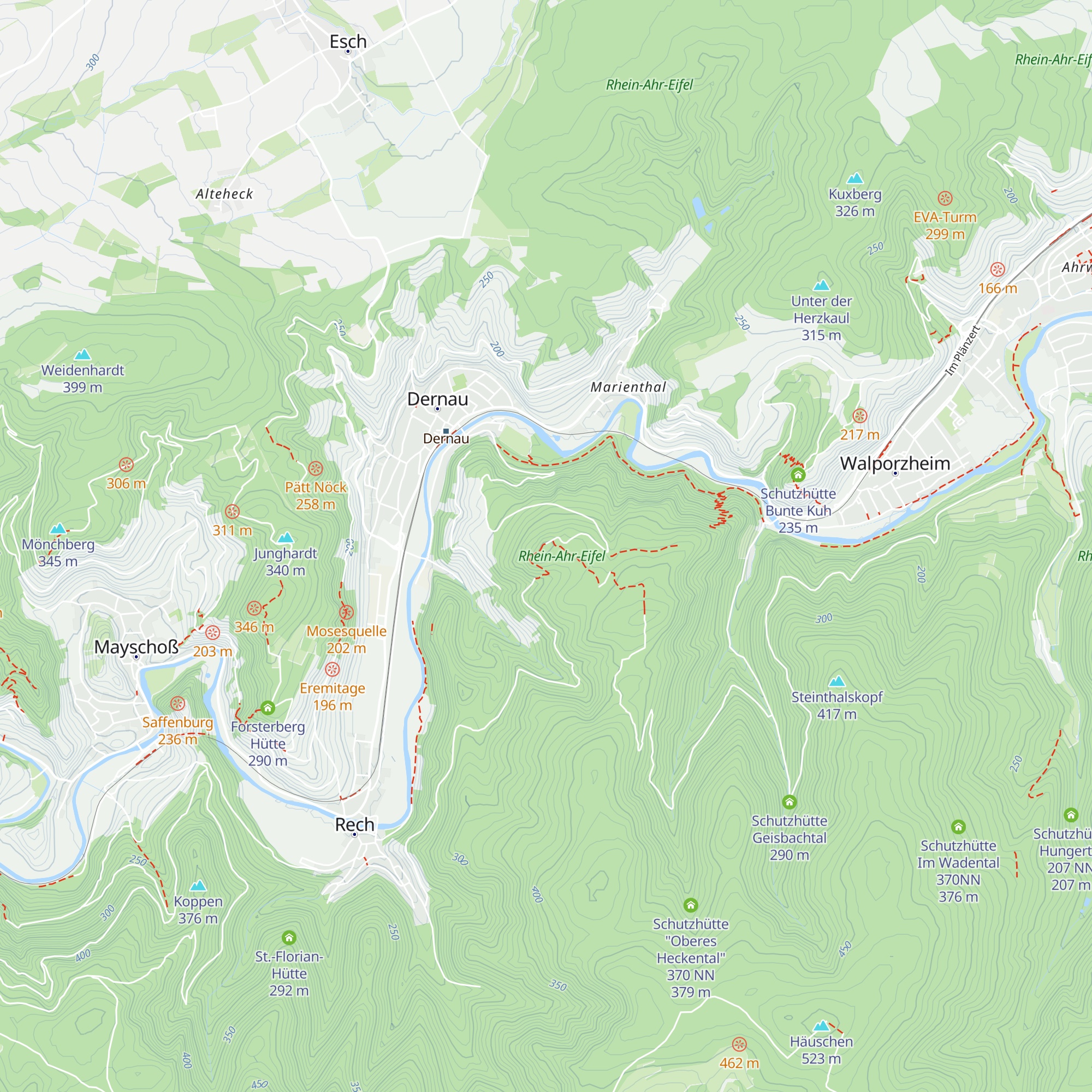 Krausberghütte map