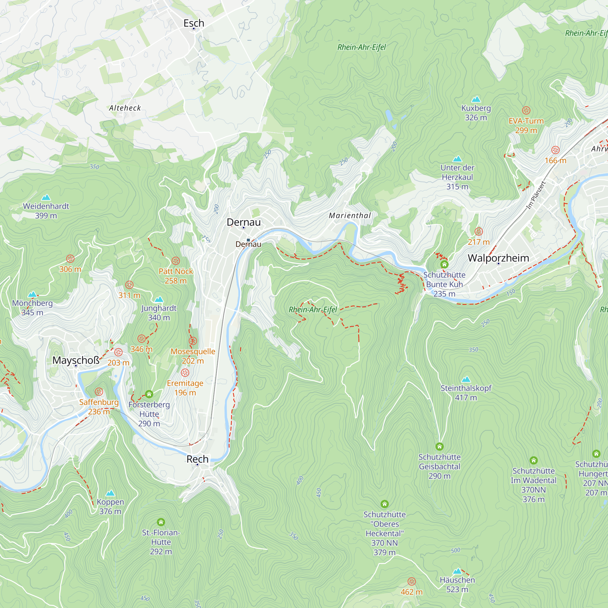 Krausberghütte map