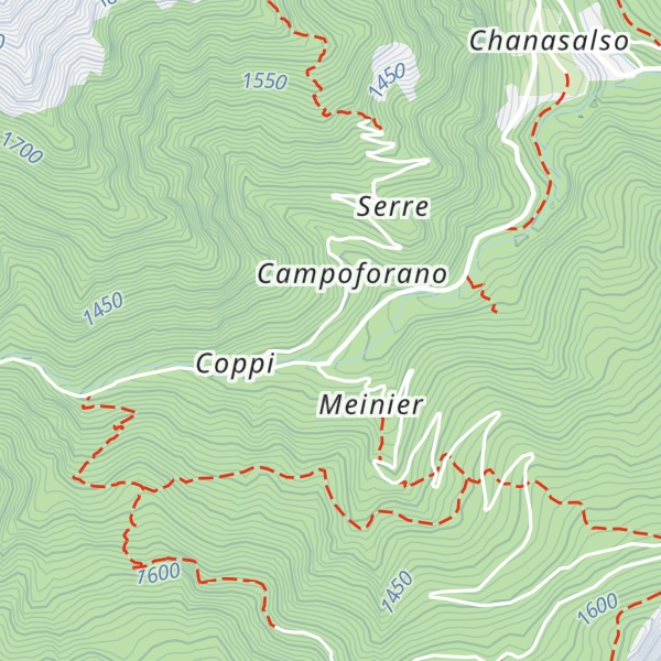Map of Posto tappa