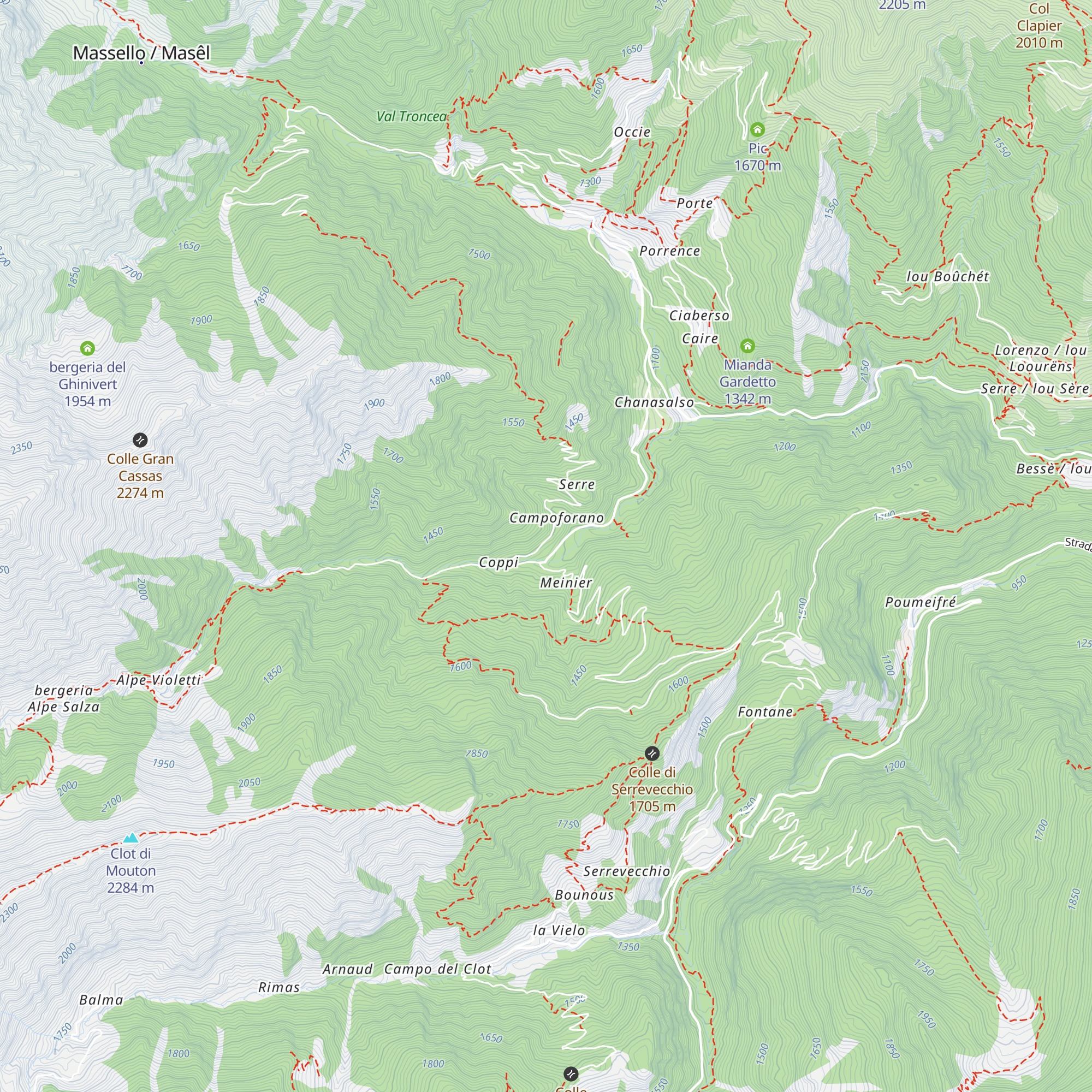 Posto tappa map