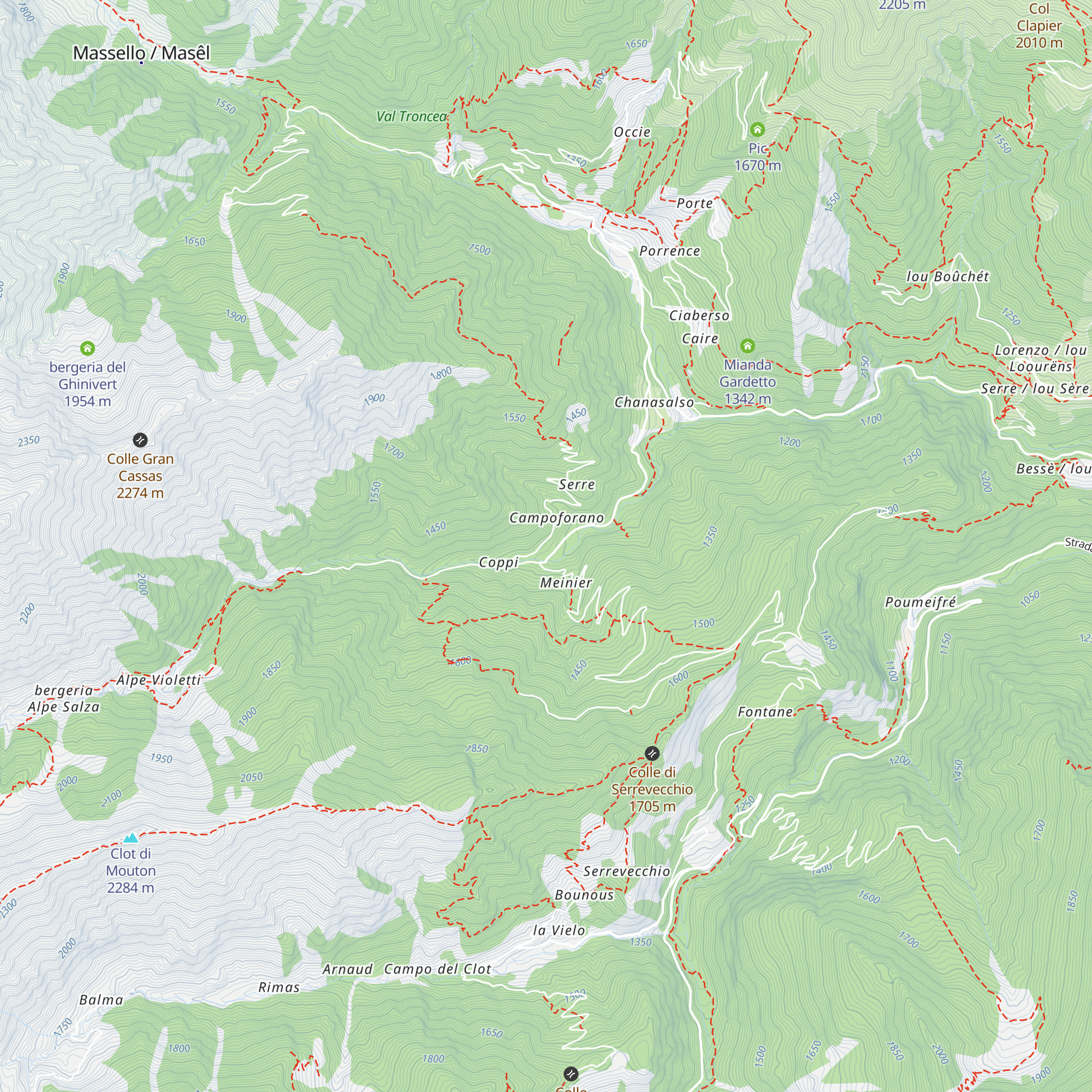 Posto tappa map