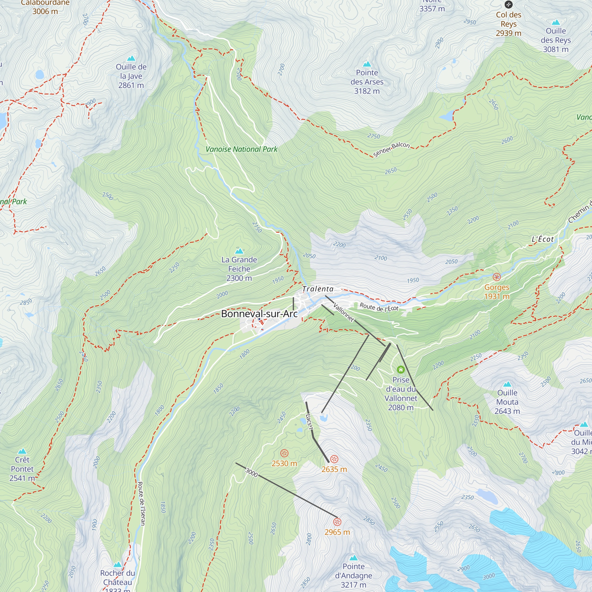 Le Péchaï map