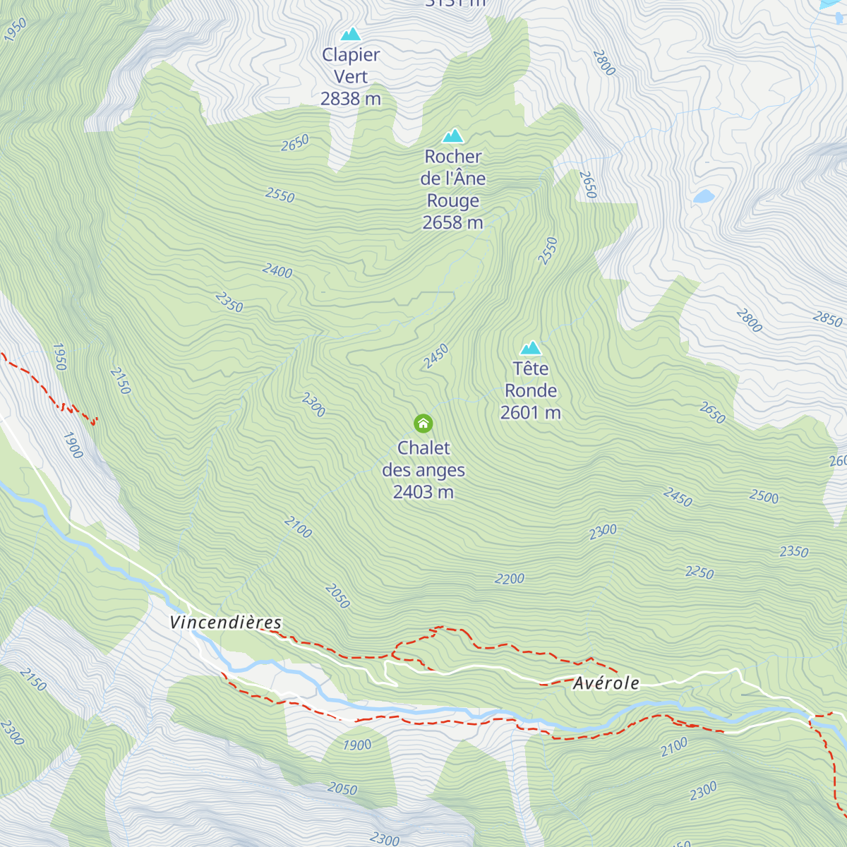 Chalet des anges map