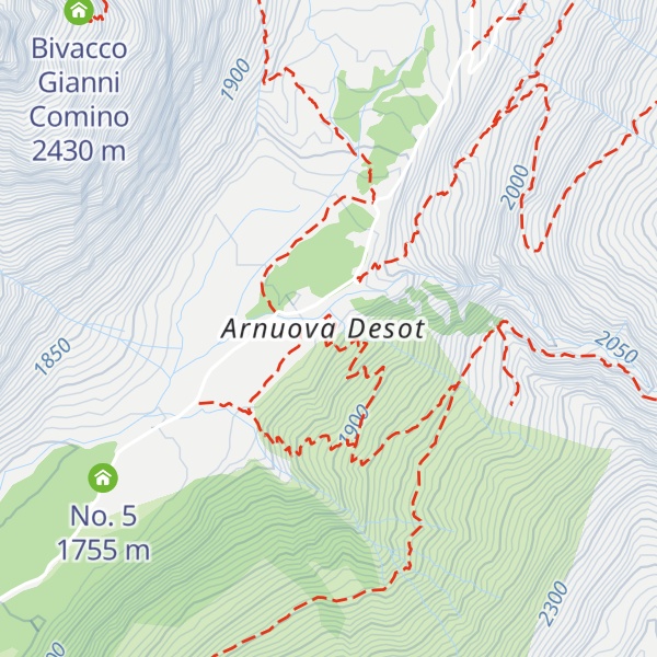 Map of Chalet Val Ferret