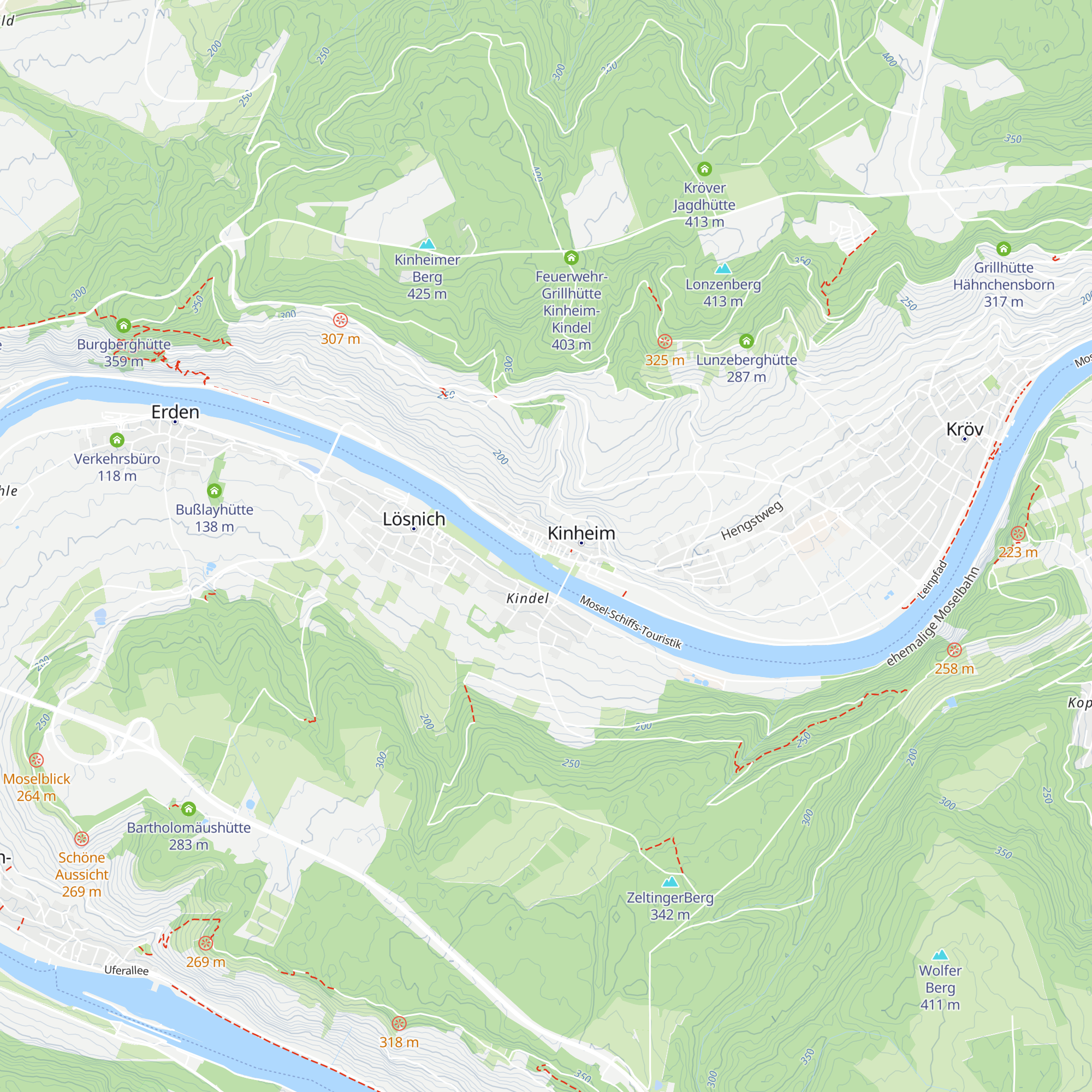 Tourist-Information Kinheim map