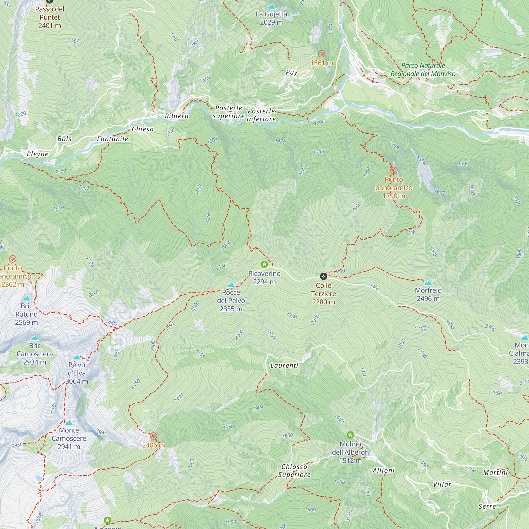 Ricoverino map