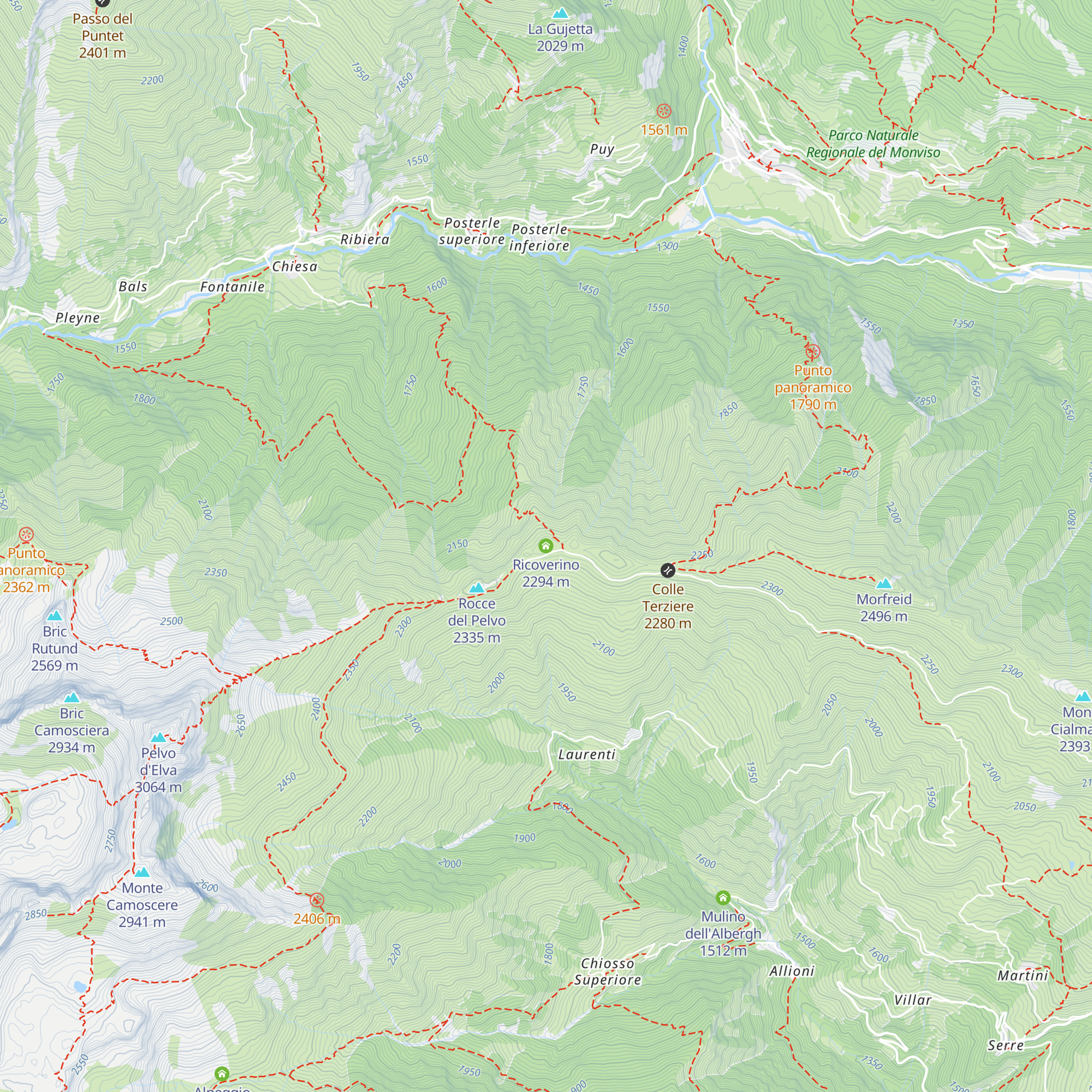 Ricoverino map