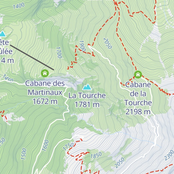 Map of La Tourche