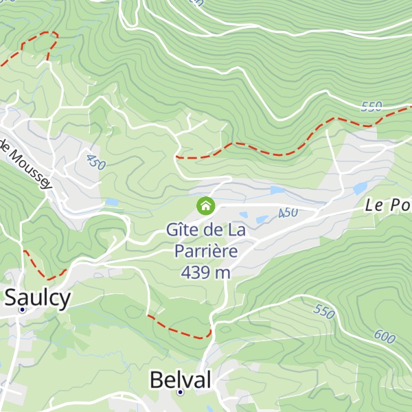 Map of Gîte de La Parrière