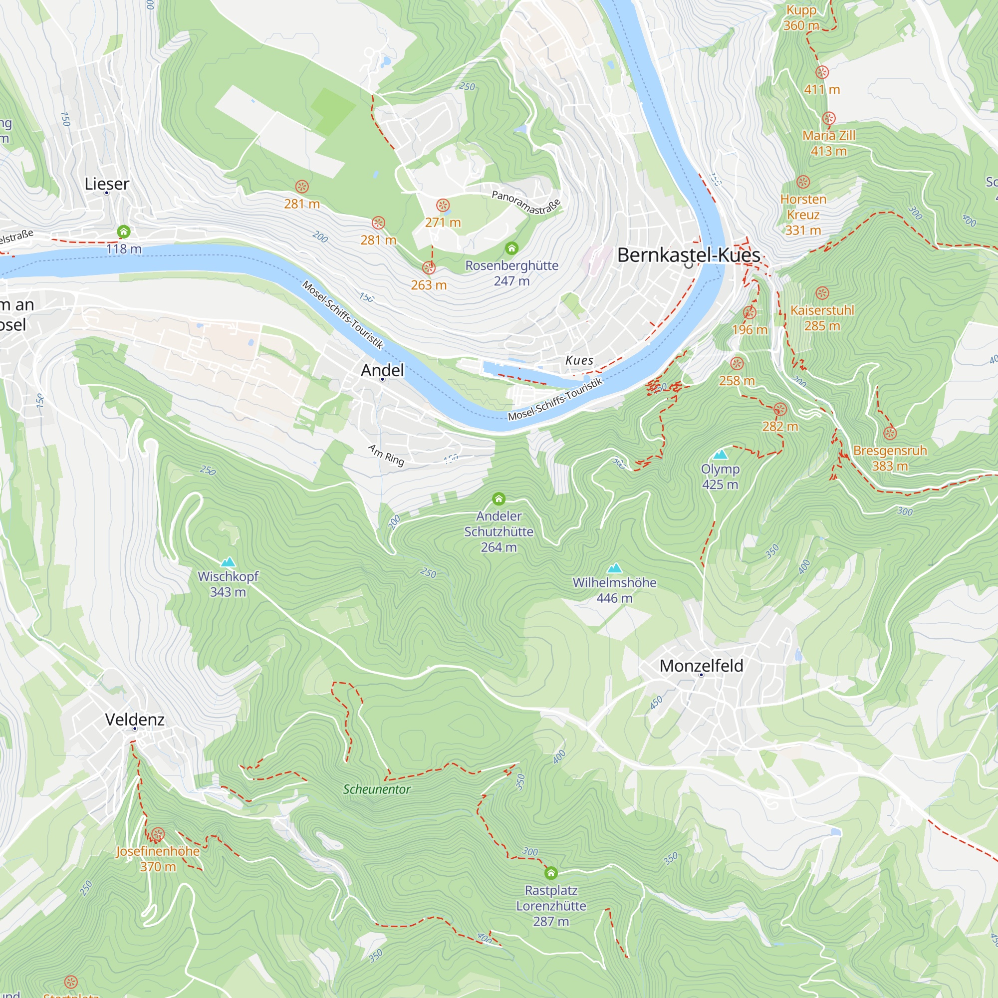 Andeler Schutzhütte map