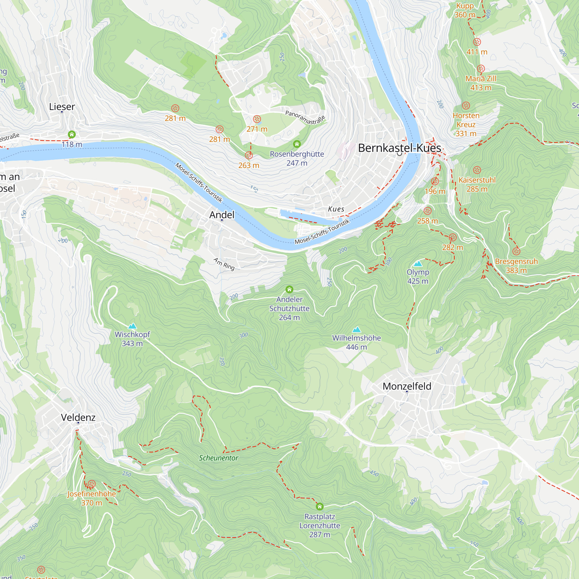 Andeler Schutzhütte map