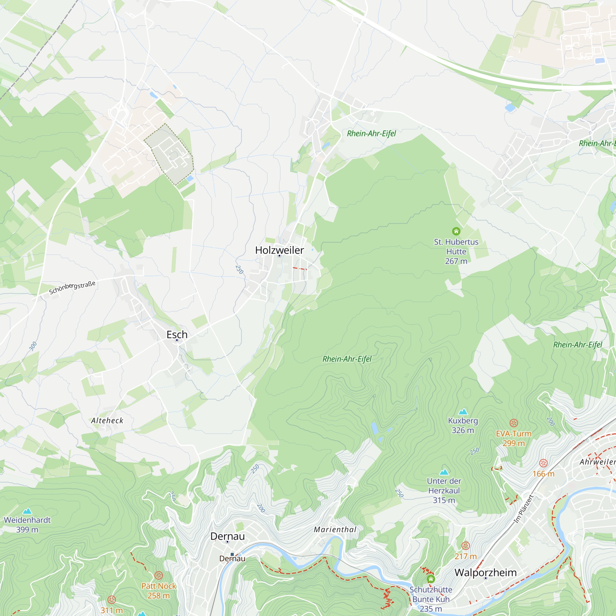 Swisttalhütte map