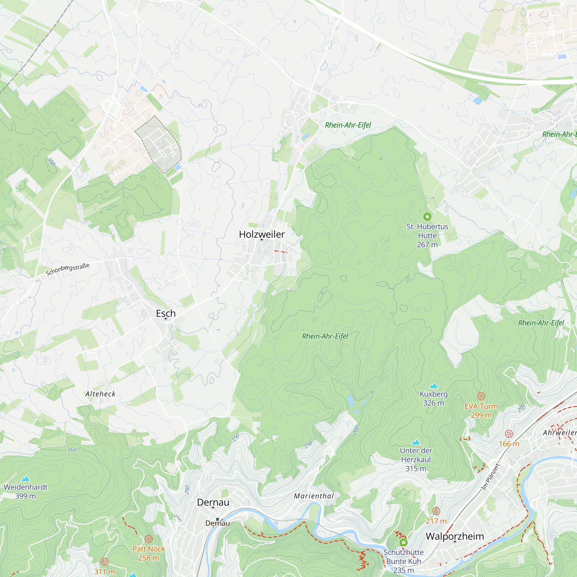 Swisttalhütte map