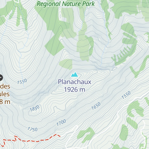 Map of Planachaux