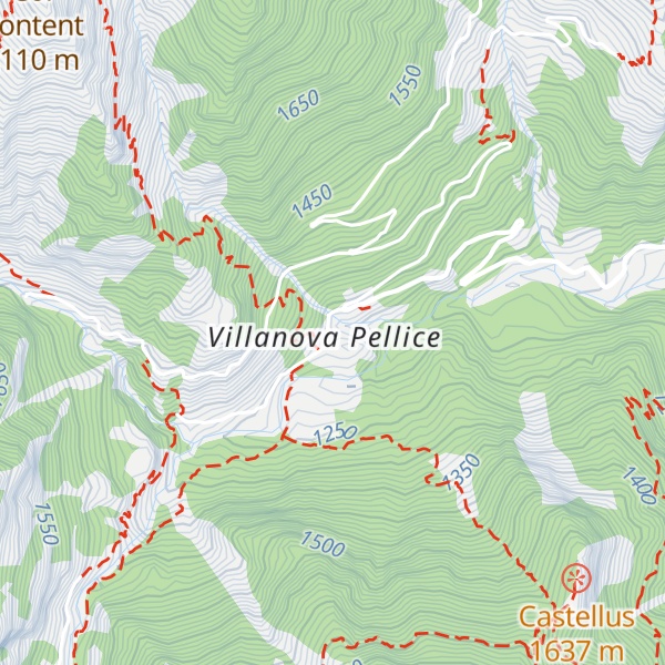 Map of Trattoria Villanova