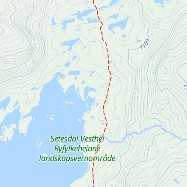 Map of Sandvassbu