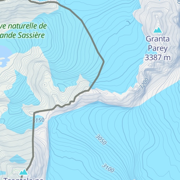 Map of Pointe de la Golette