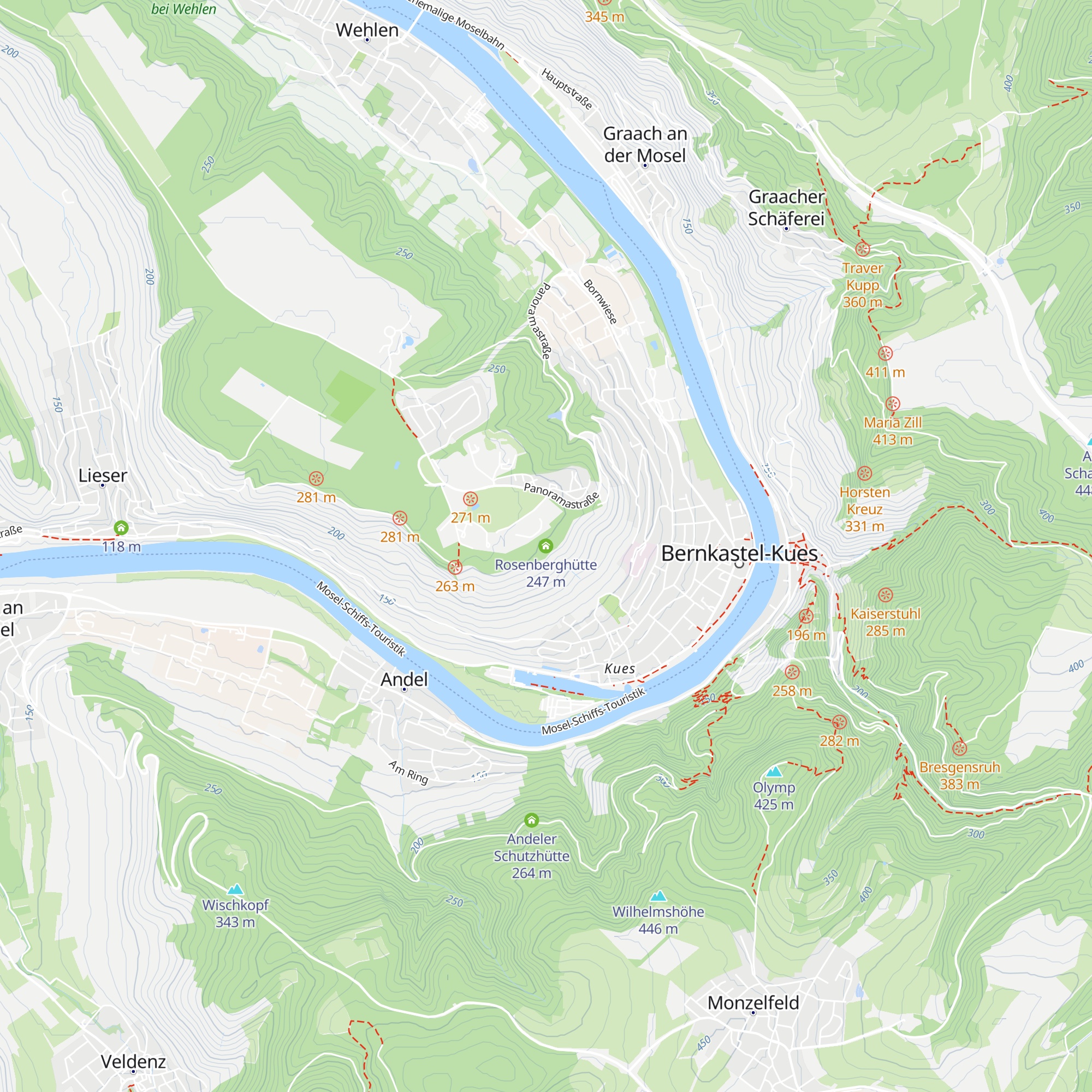 Rosenberghütte map