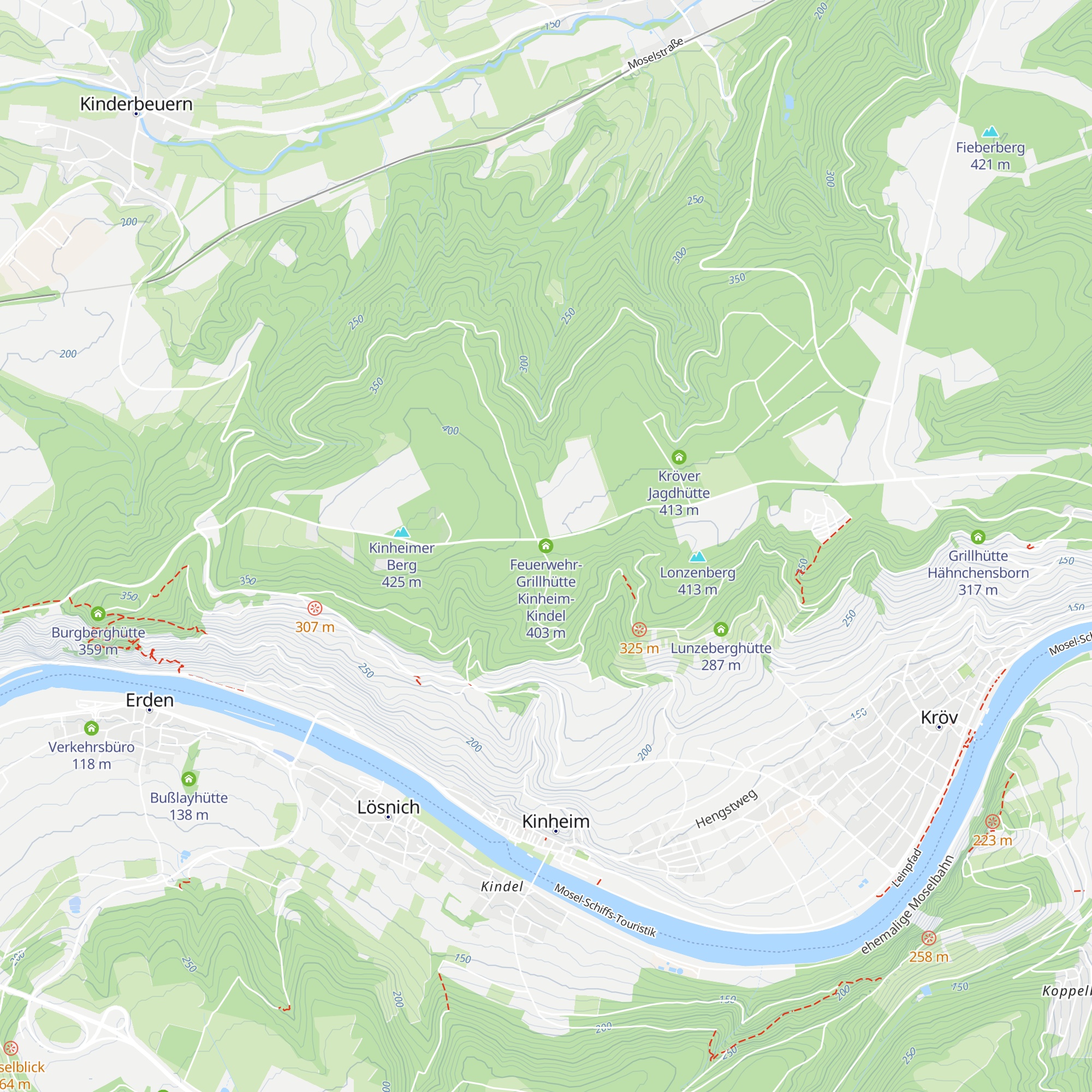 Feuerwehr-Grillhütte Kinheim-Kindel map