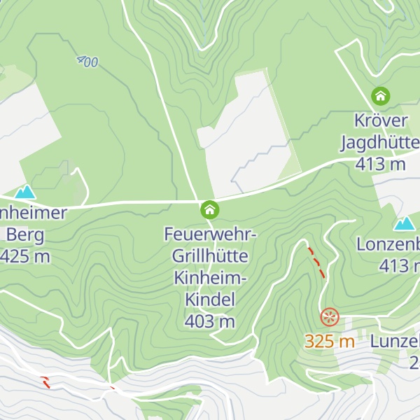Map of Feuerwehr-Grillhütte Kinheim-Kindel