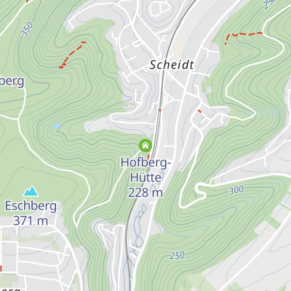 Map of Hofberg-Hütte