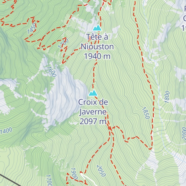 Map of Croix de Javerne